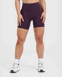 Unified High Waisted Shorts | Blackberry Purple