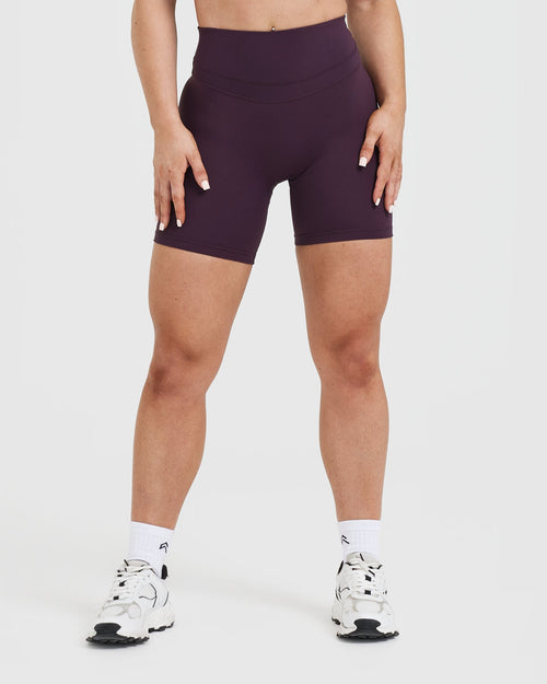 Pastel Purple Fitness Shorts by Chandra Yoga & Active Wear