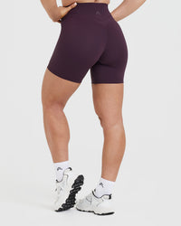 Unified High Waisted Shorts | Blackberry Purple